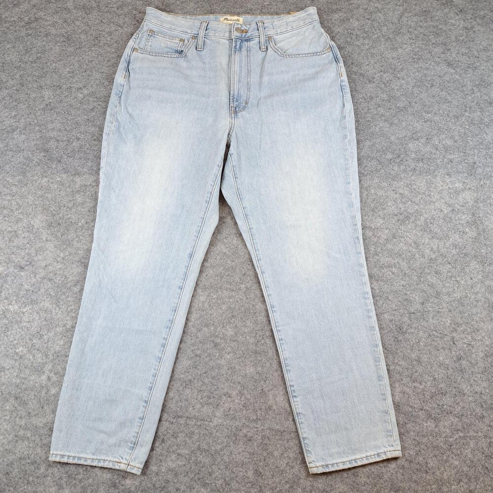 Madewell Jeans Womens 30 Light Wash Curvy Perfect Vintage High Rise 100% Cotton